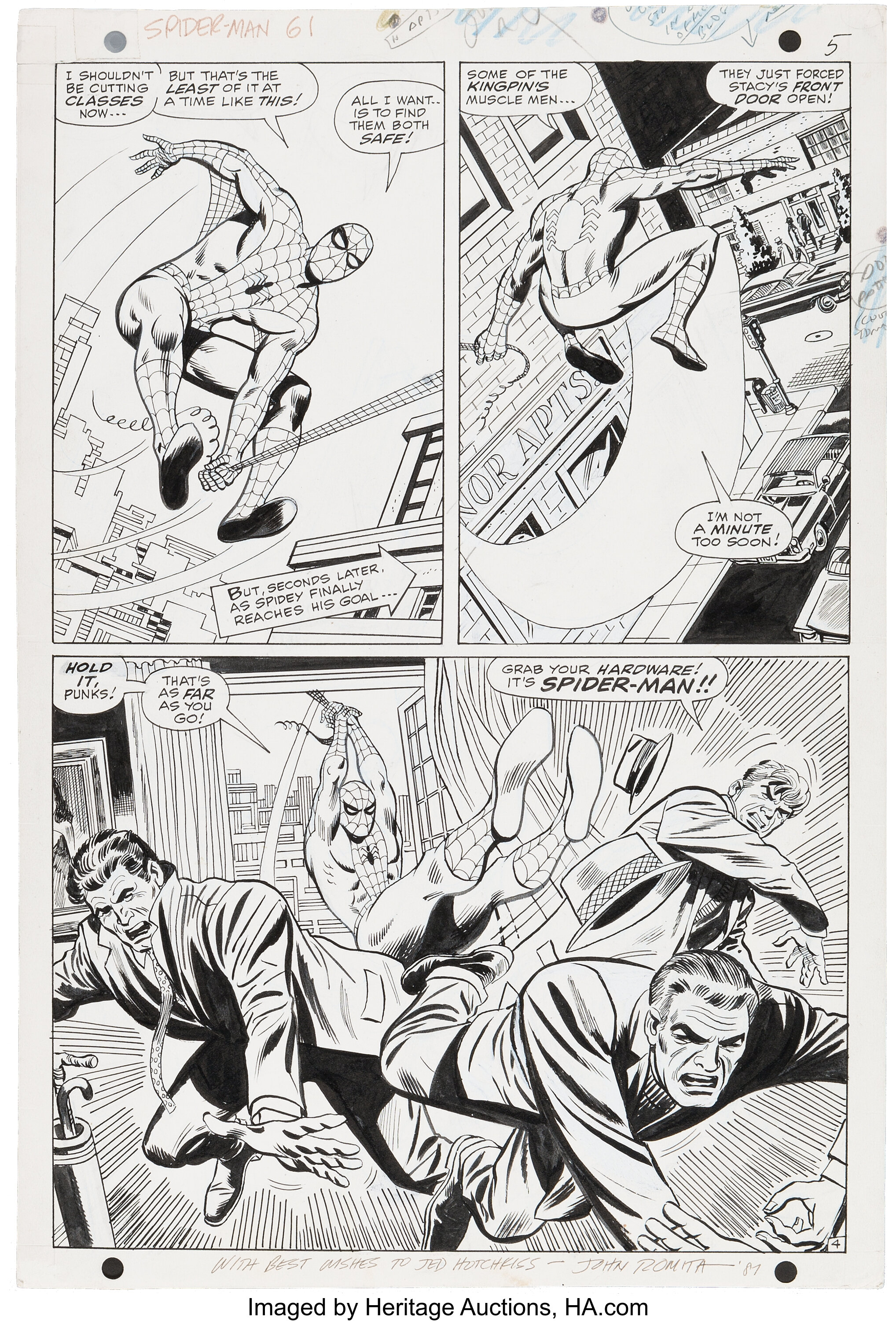 John Romita Sr., Don Heck, and Mike Esposito (as Mickey Demeo) | Lot ...