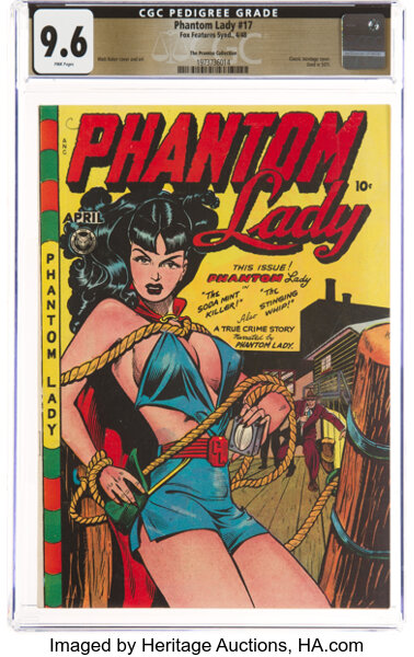 Golden Age (1938-1955):Superhero, Phantom Lady #17 The Promise Collection Pedigree (Fox Features Syndicate, 1948) CGC NM+ 9.6 Pink pages....