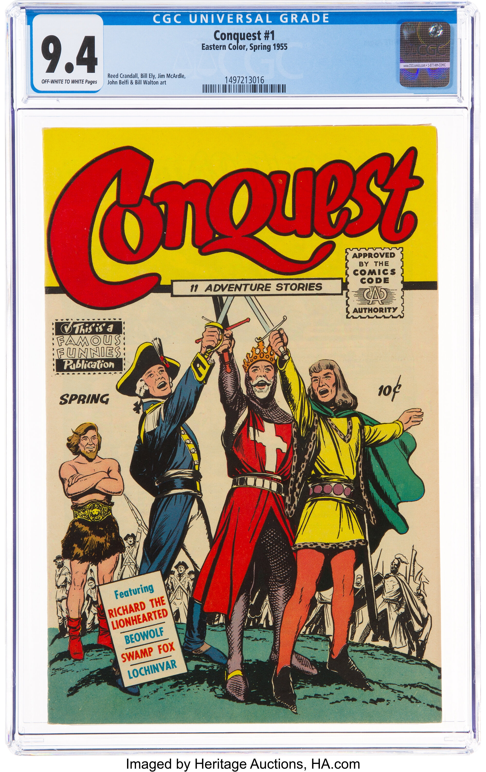 How Much Is Conquest #1 Worth? Browse Comic Prices | Heritage Auctions