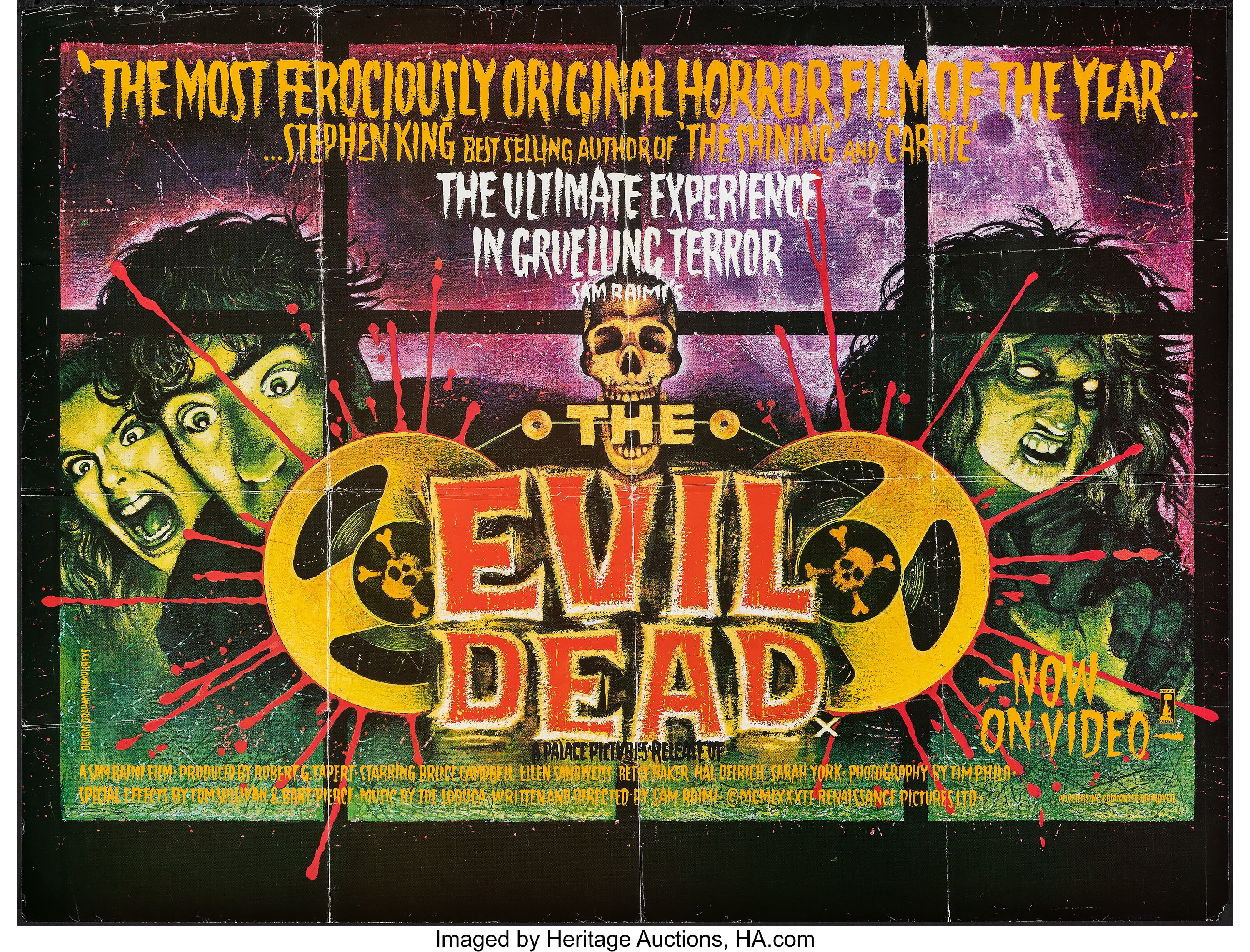 The Evil Dead VHS Video (1981) PVC2018A – Horror Stock