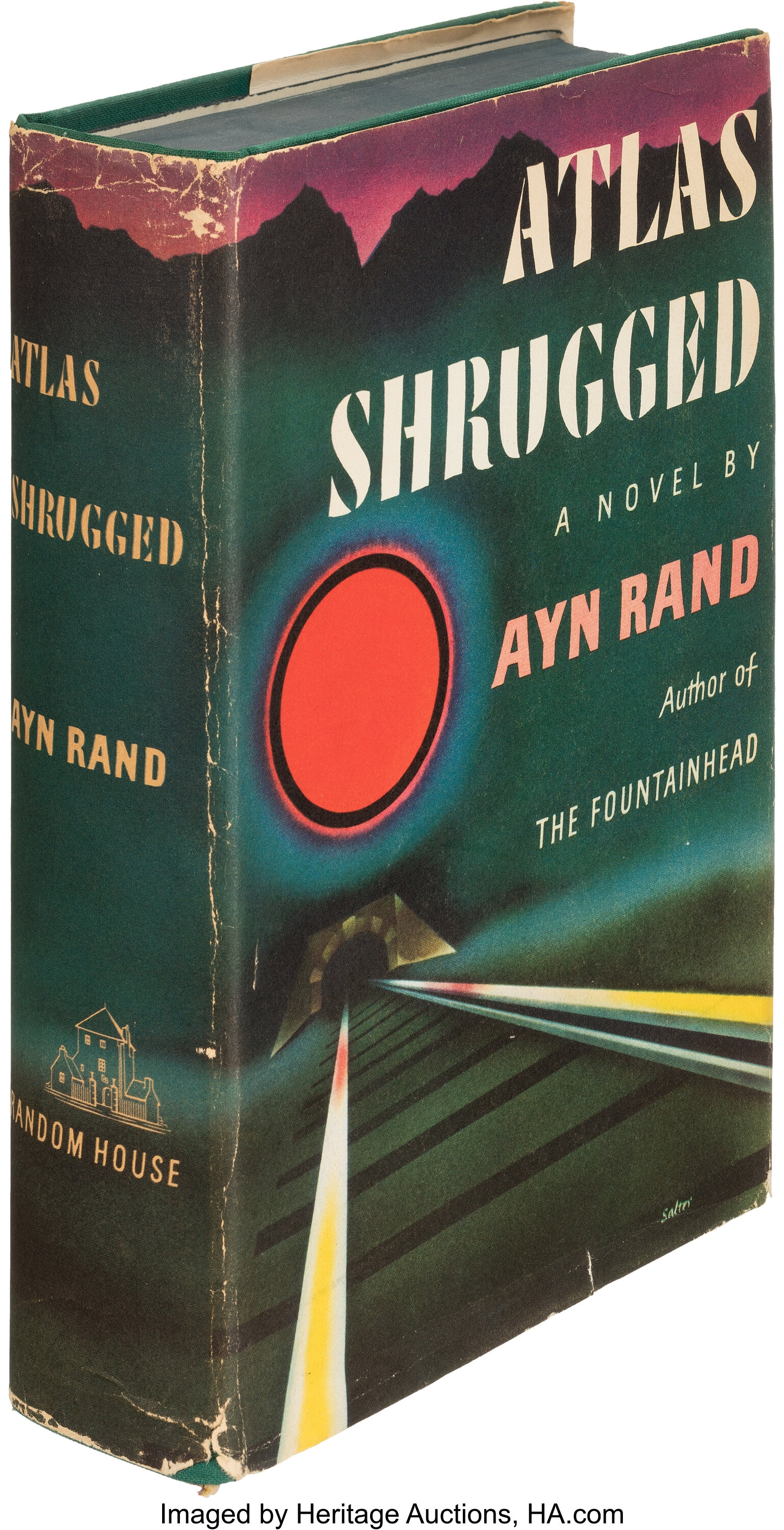 Ayn Rand. Atlas Shrugged. New York: Random House, [1957]. First | Lot ...