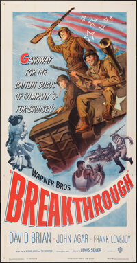 The Breaking Point (Warner Bros., 1950). Folded, Fine+. Insert (14, Lot  #52057