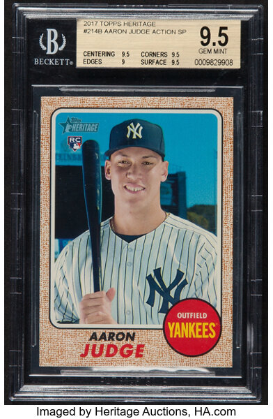 2017 Topps Baseball Aaron Judge Yankees Shirt