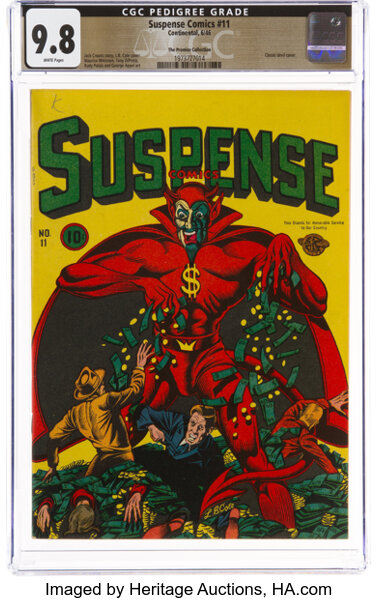 Golden Age (1938-1955):Crime, Suspense Comics #11 The Promise Collection Pedigree (Conti...