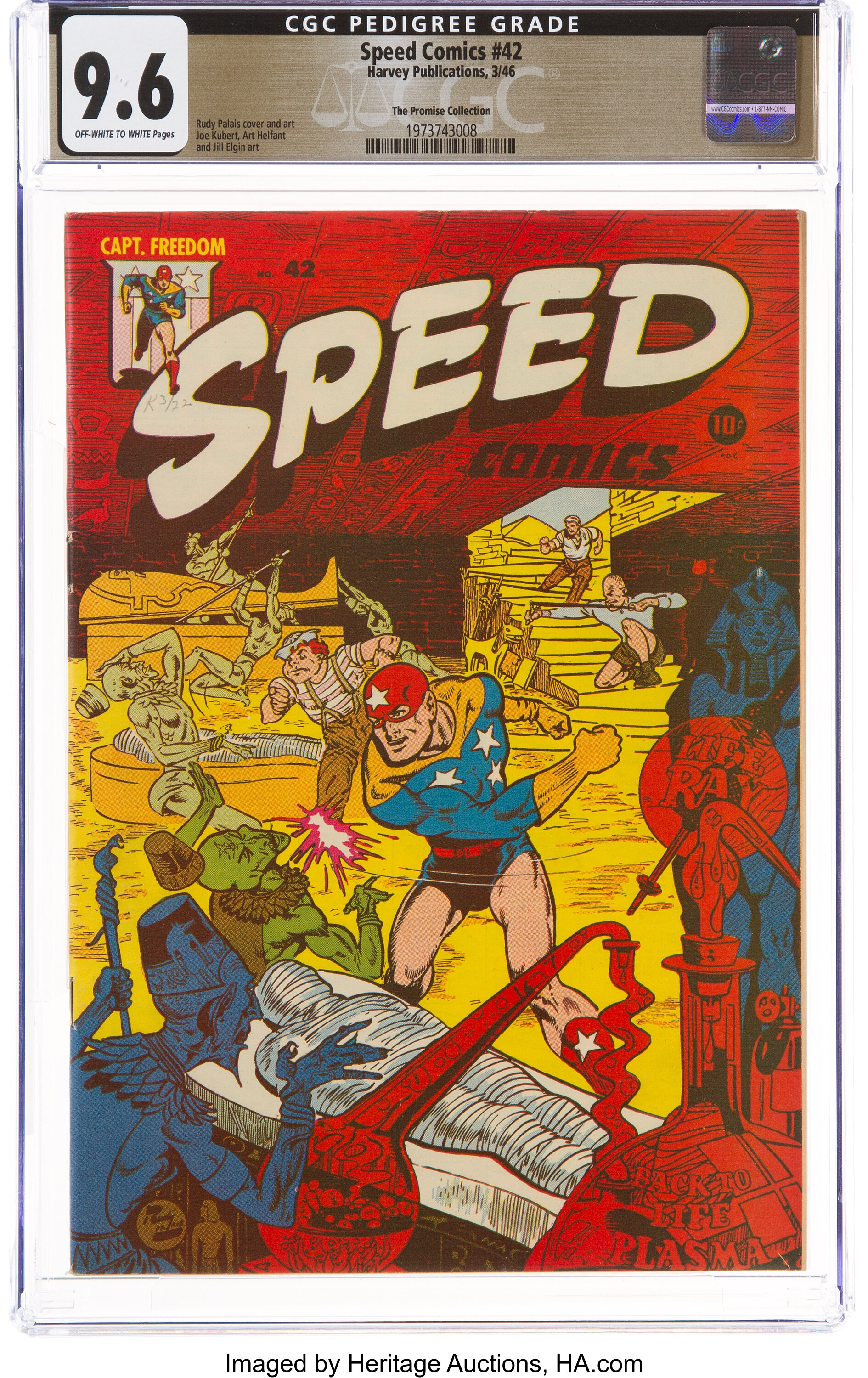 Speed Comics #42 The Promise Collection Pedigree (Harvey, 1946) CGC | Lot  #96079 | Heritage Auctions