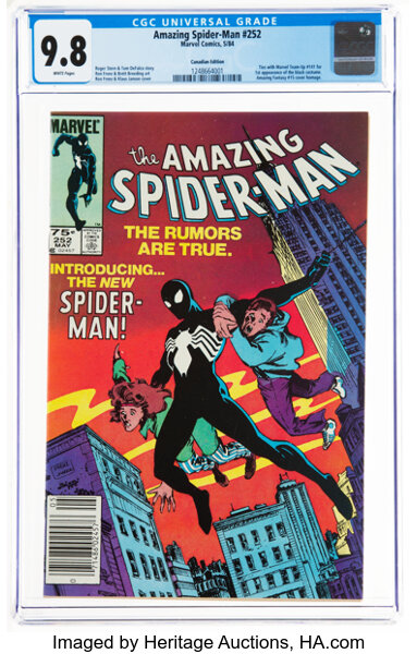 Modern Age (1980-Present):Superhero, The Amazing Spider-Man #252 Canadian Edition (Marvel, 1984...