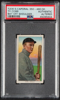 1909-11 T206 Old Mill Ty Cobb (Bat Off Shoulder) PSA NM-MT 8 - Pop