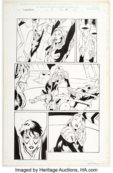 Original Comic Art:Story Page, Jeff Johnson and Eric Cannon Thunderbolts #7 Story Page 19 Original Art (Marvel, 1997).