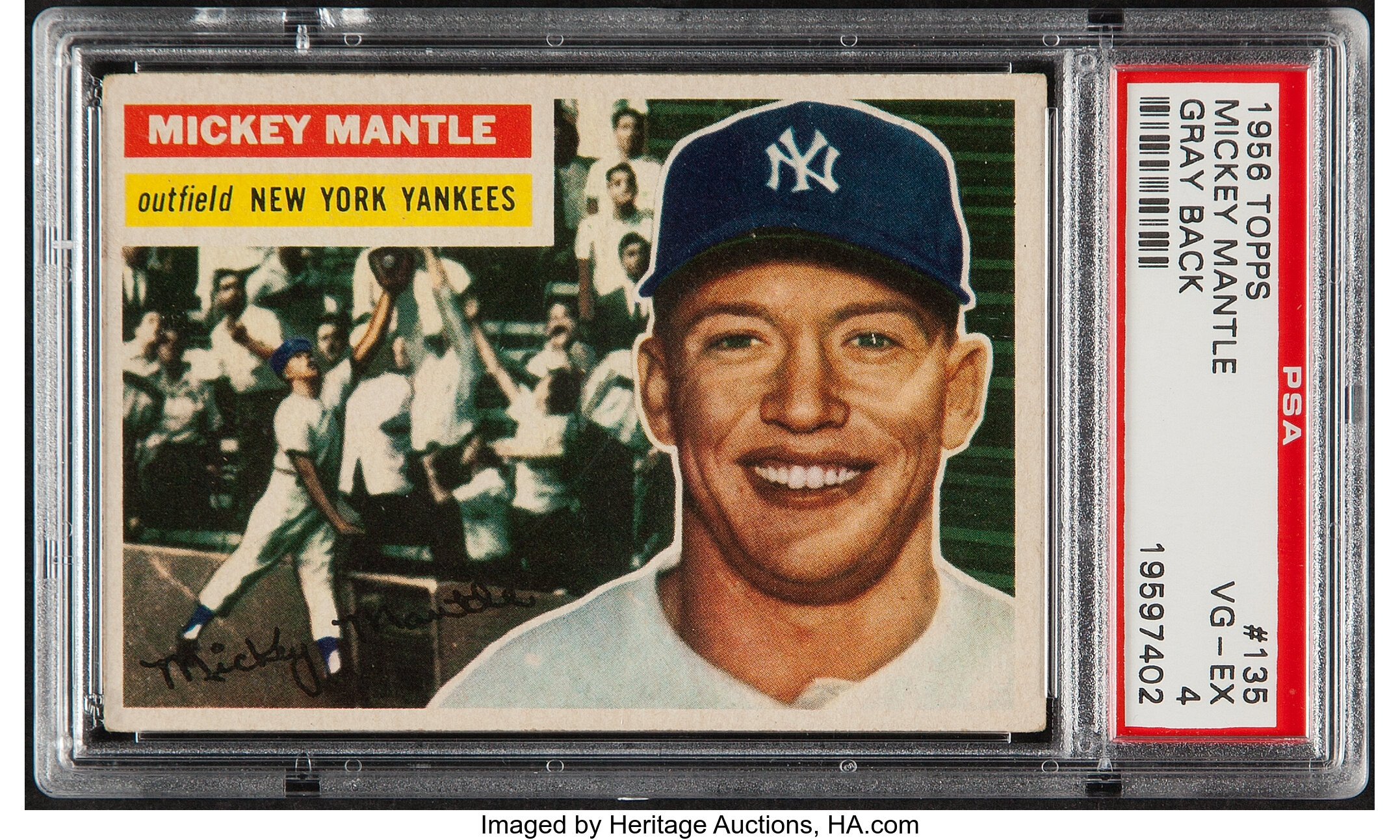 1956 Topps Mickey Mantle PSA