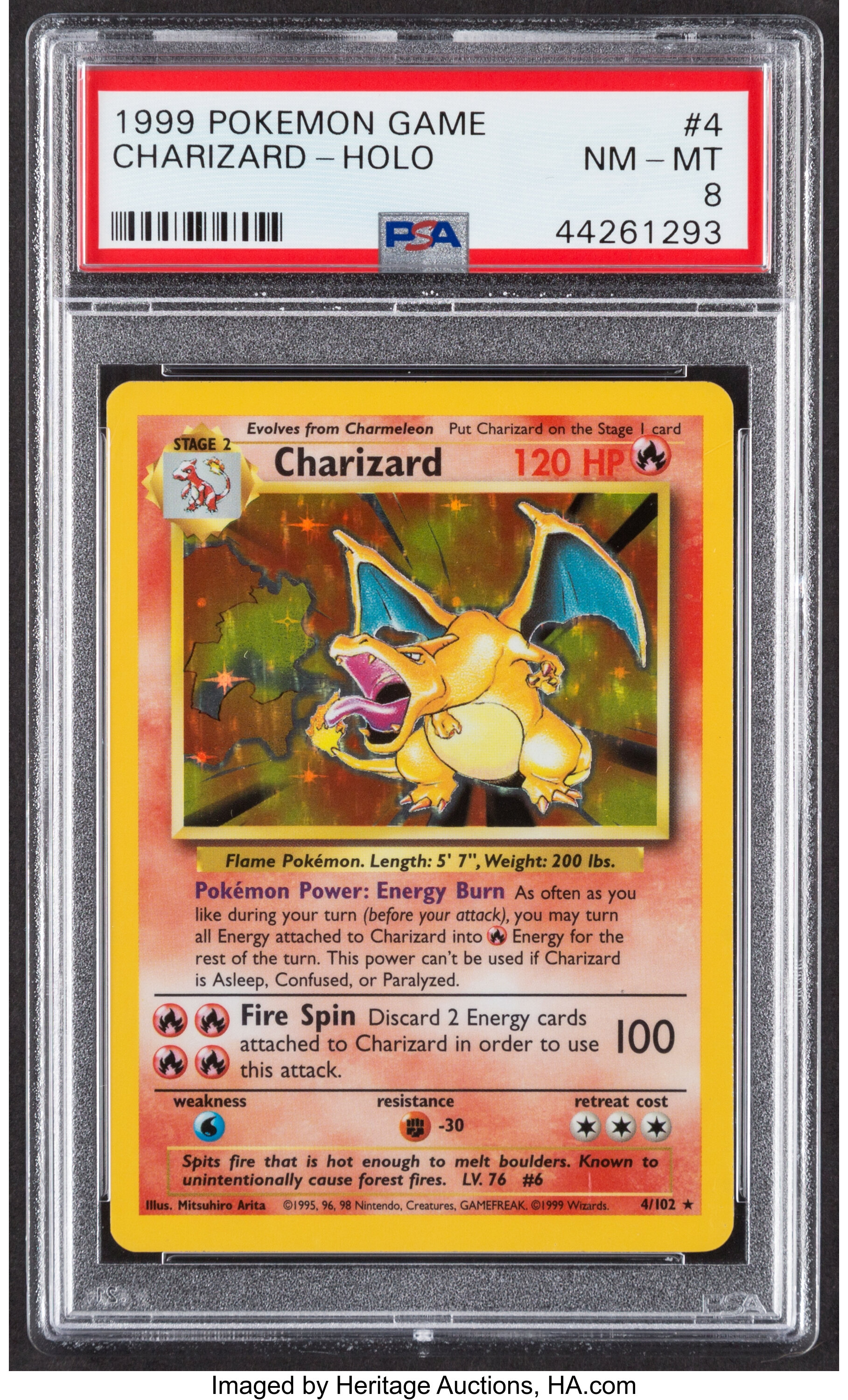 Pokémon Charizard #4 Unlimited Base Set Trading Card (Wizards of | Lot  #69098 | Heritage Auctions