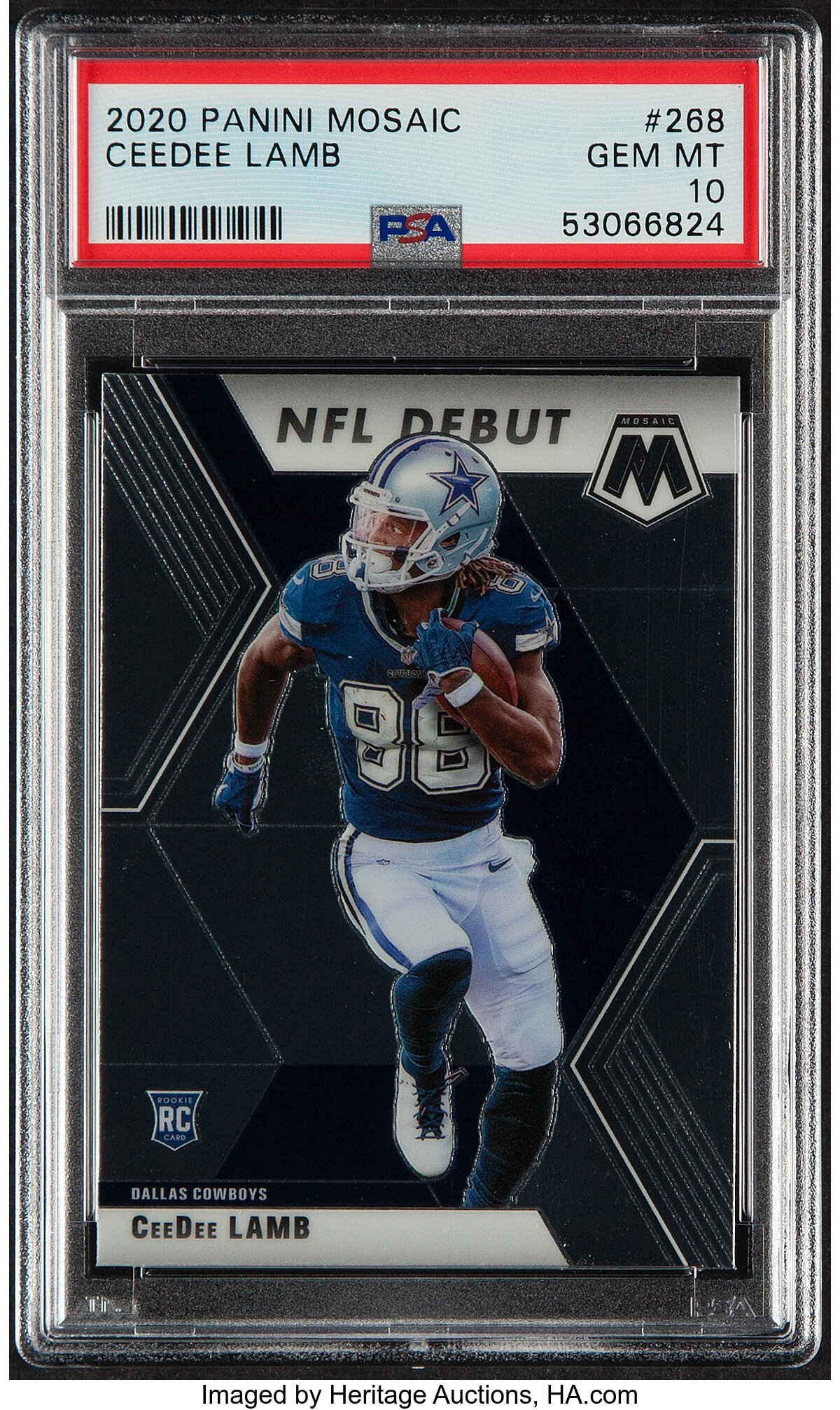 : Graded 2020 Panini Mosaic CeeDee Lamb #268 Rookie RC Football  Card PSA 10 Gem Mint : Collectibles & Fine Art