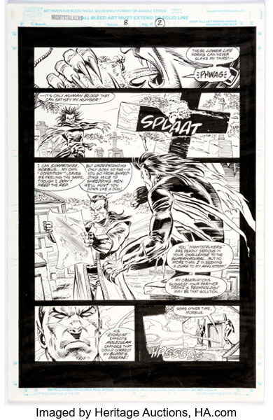 Original Comic Art:Story Page, Ron Garney and Tom Palmer Nightstalkers #8 Story Page 2 Original Art (Marvel, 1993)....