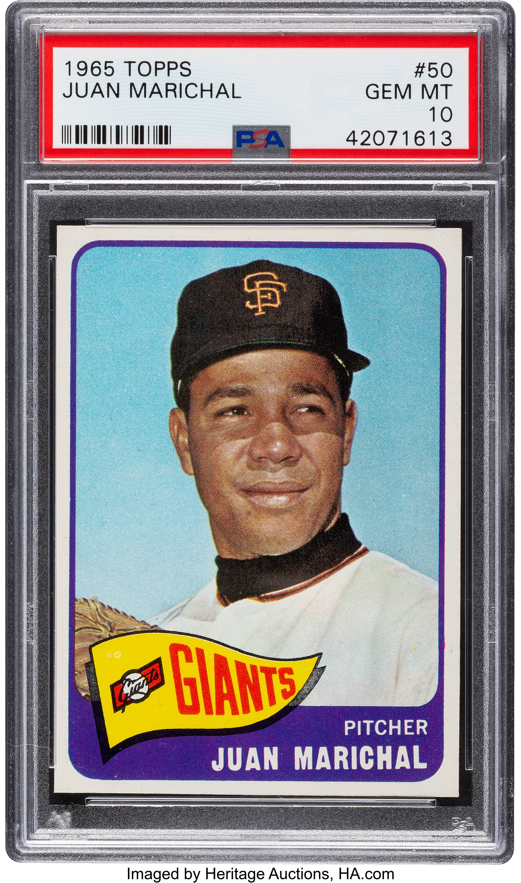 Sold at Auction: 5 Vintage Juan Marichal Cards