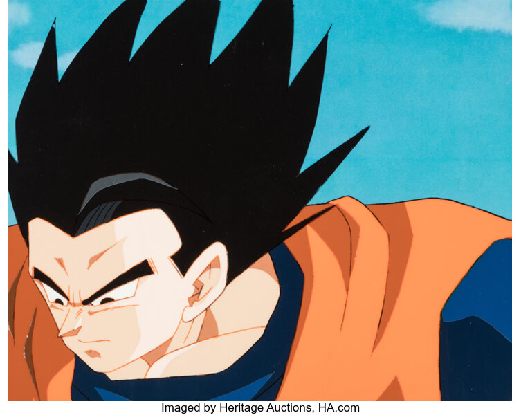 Original Dragon Ball Z Gohan Anime Cel