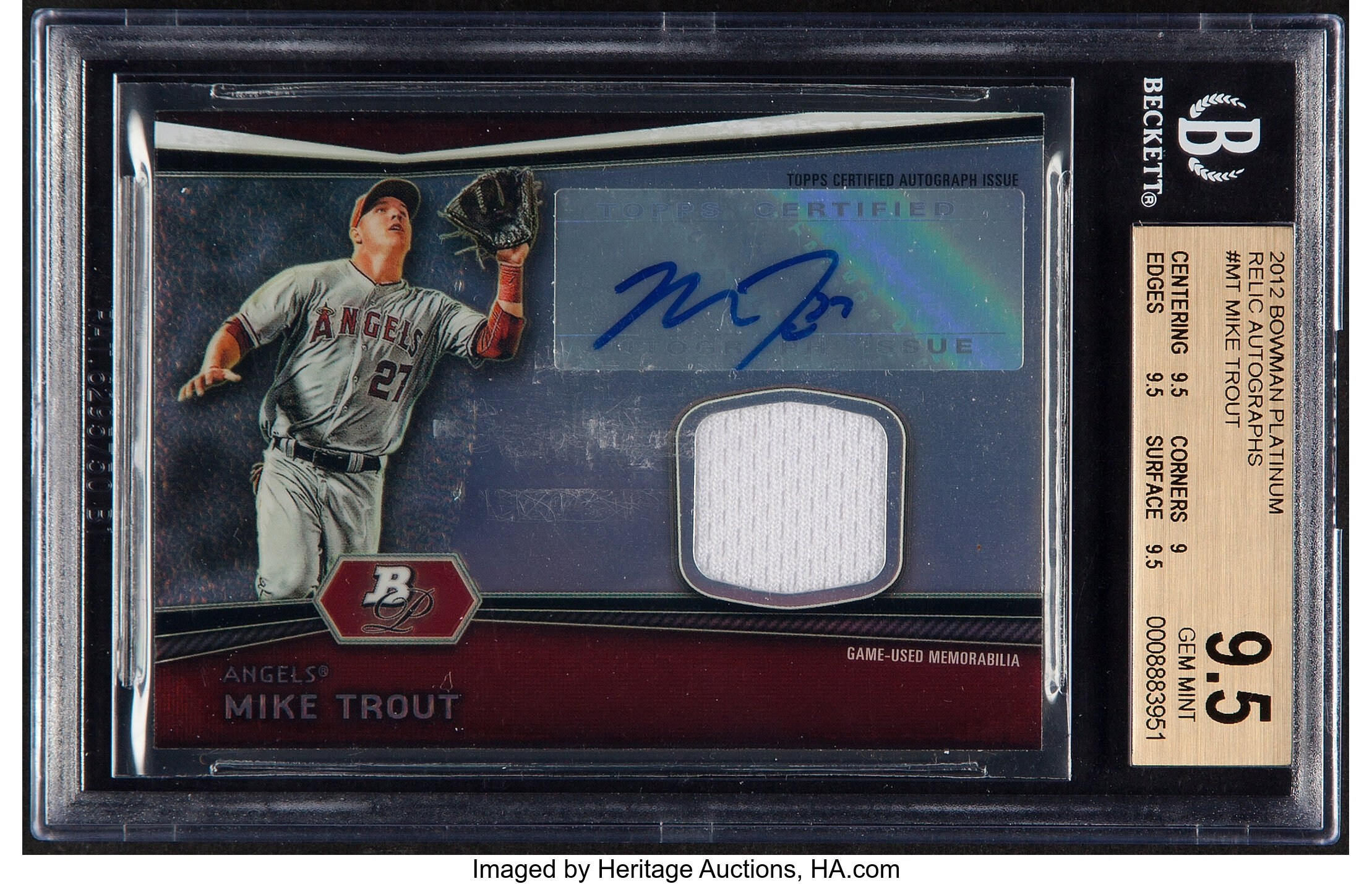 Mike Trout Autographed Jersey - Memorabilia Center