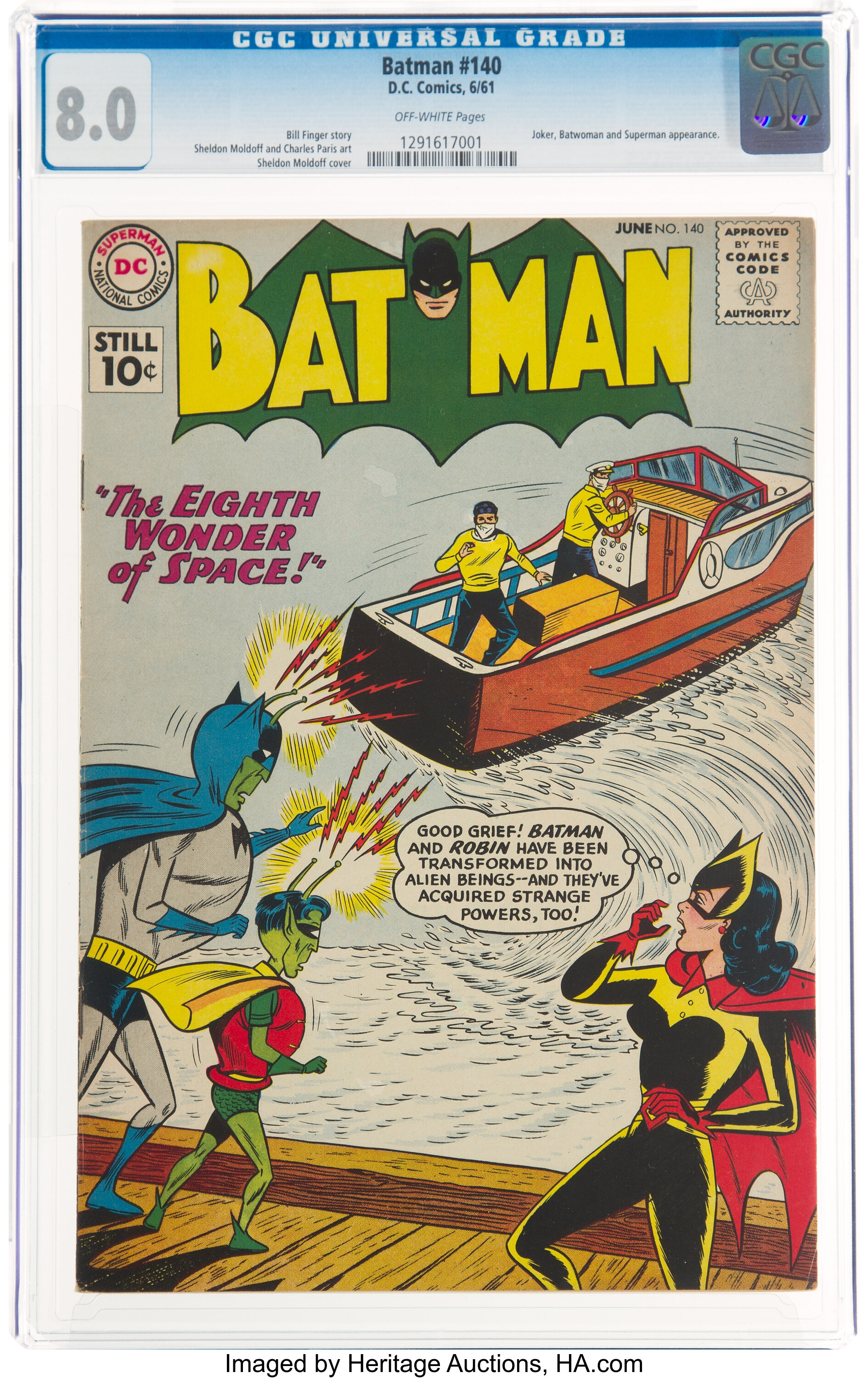 Batman #140 (DC, 1961) CGC VF  Off-white pages.... Silver Age | Lot  #13144 | Heritage Auctions