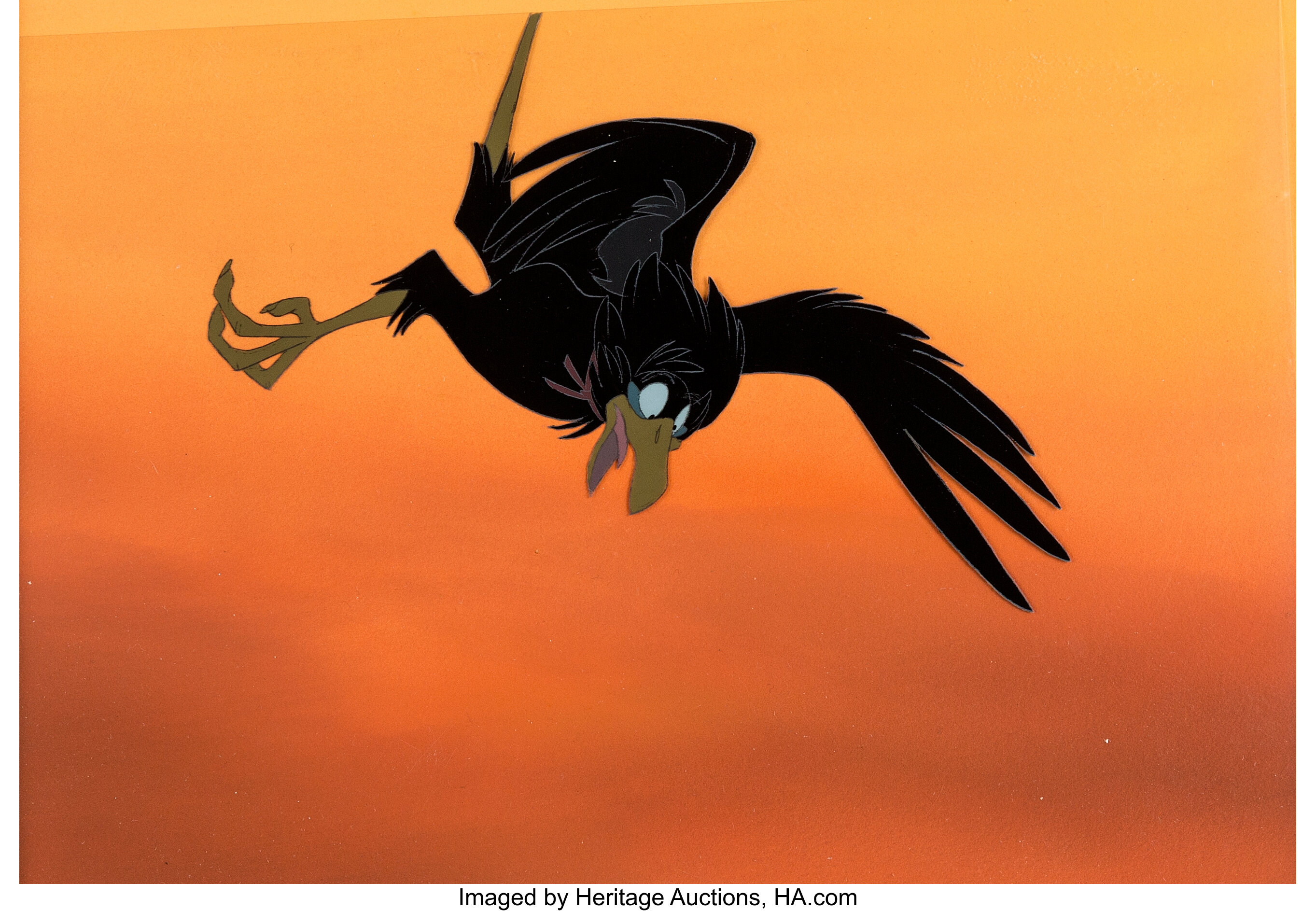 The Secret of NIMH Jeremy Crow Production Cel and Master Background ...