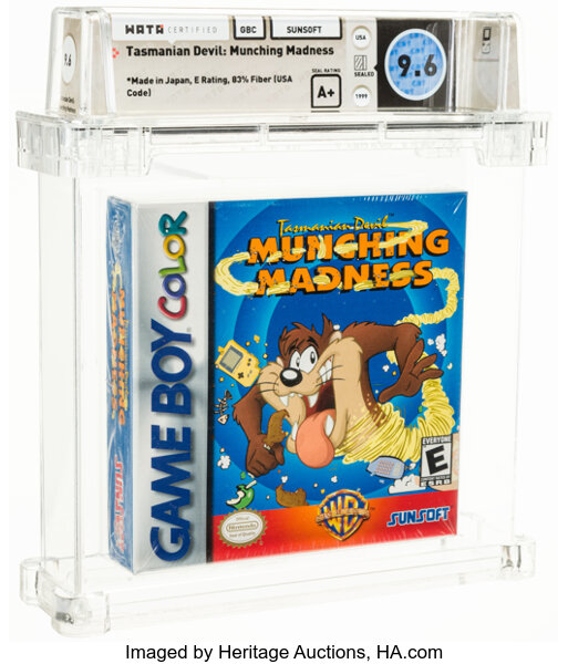 Tasmanian Devil: Munching Madness - Wata  A+ Sealed, GBC Sunsoft | Lot  #68059 | Heritage Auctions