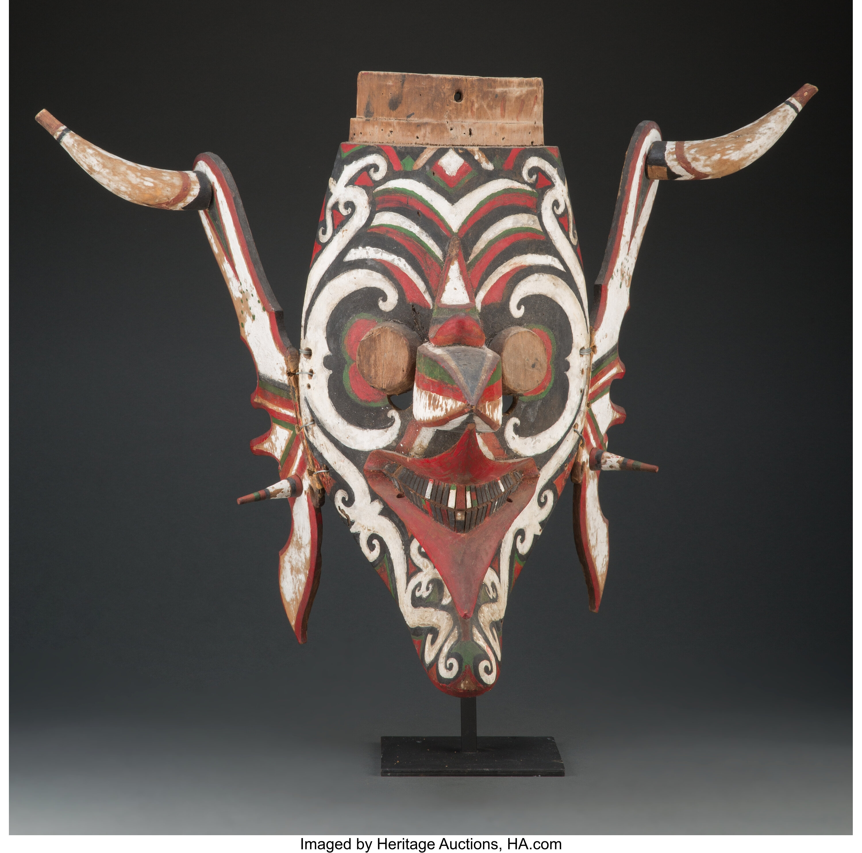 bestyrelse stribe animation A Bahau Dayak Hudoq Mask... Tribal Art | Lot #70378 | Heritage Auctions