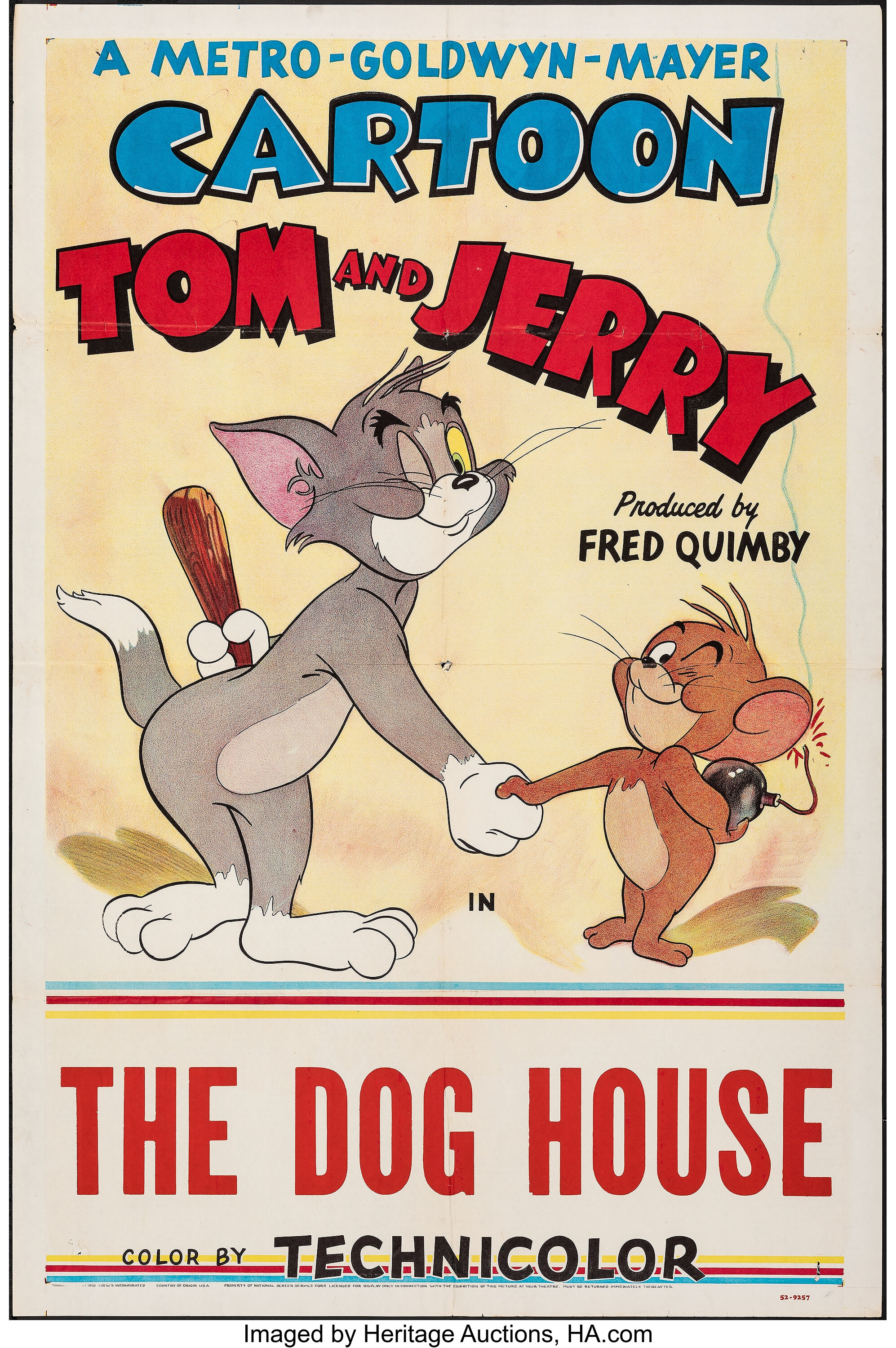 tom and jerry the dog house