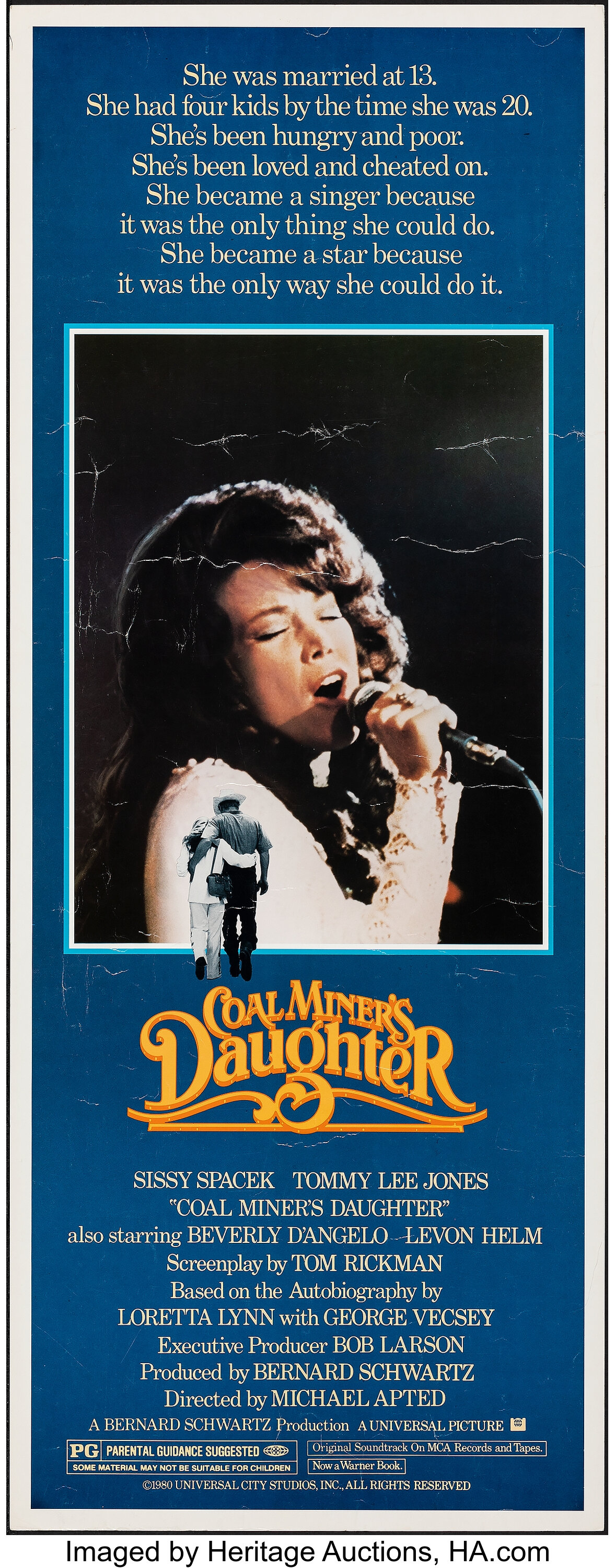 Coal Miner's Daughter (Universal, 1980). Rolled, Fine/Very Fine