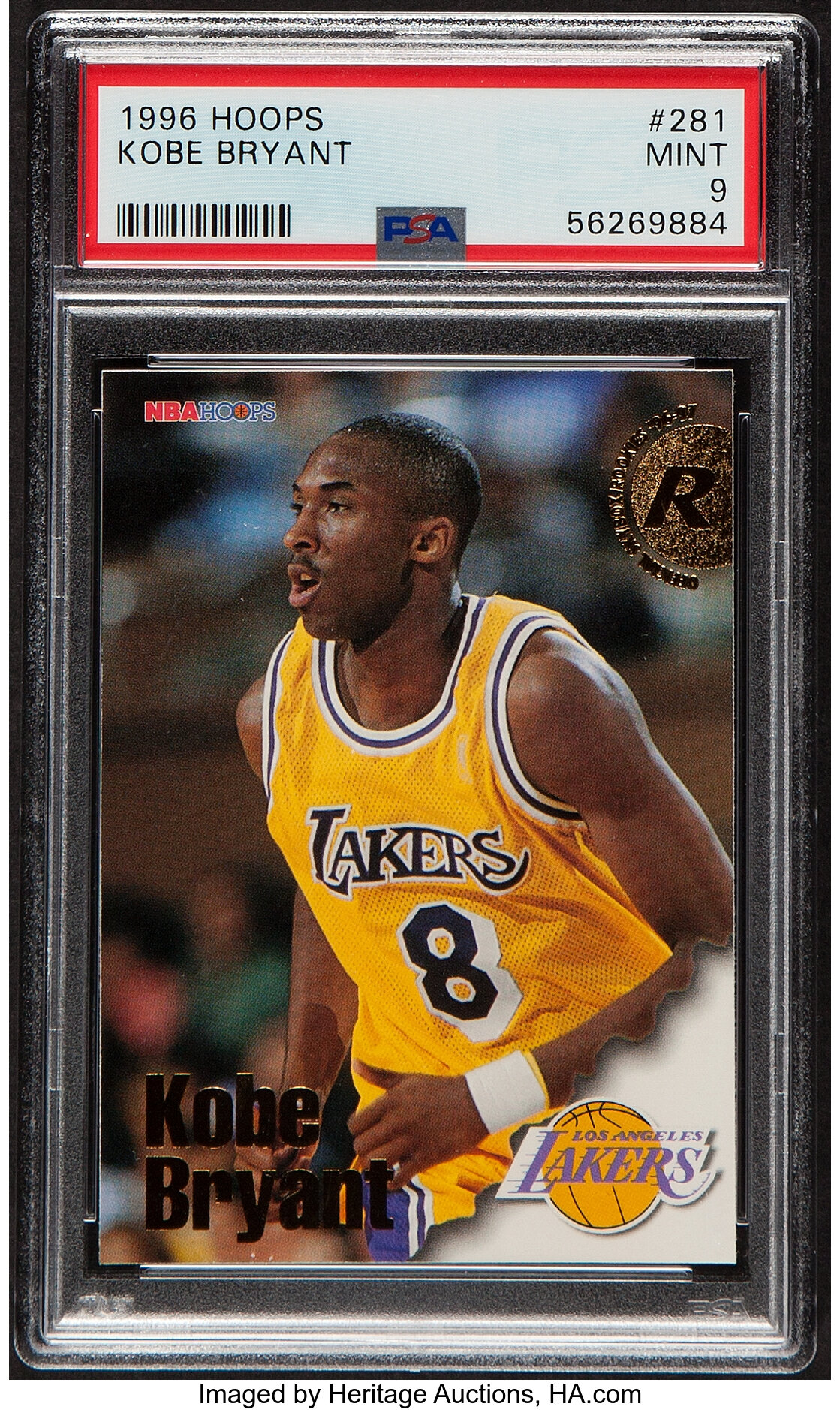 1996 Hoops Kobe Bryant #281 PSA Mint 9. ... Basketball Cards | Lot ...