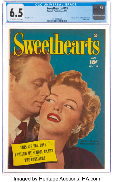 Golden Age (1938-1955):Romance, Sweethearts #119 (Fawcett Publications, 1953) CGC FN+ 6.5 Off-white to white pages....