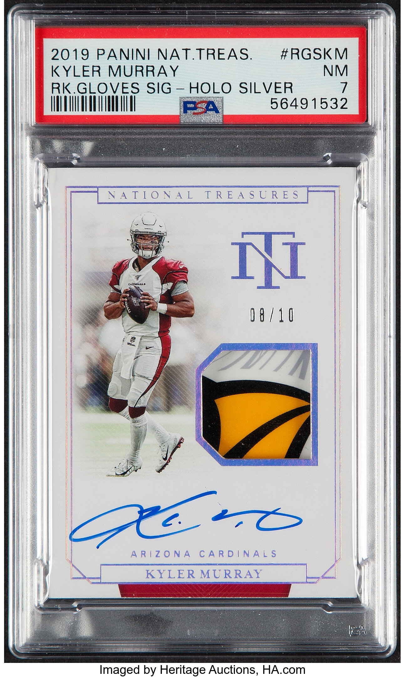 2019 Panini National Treasures Kyler Murray (Rookie Gloves,