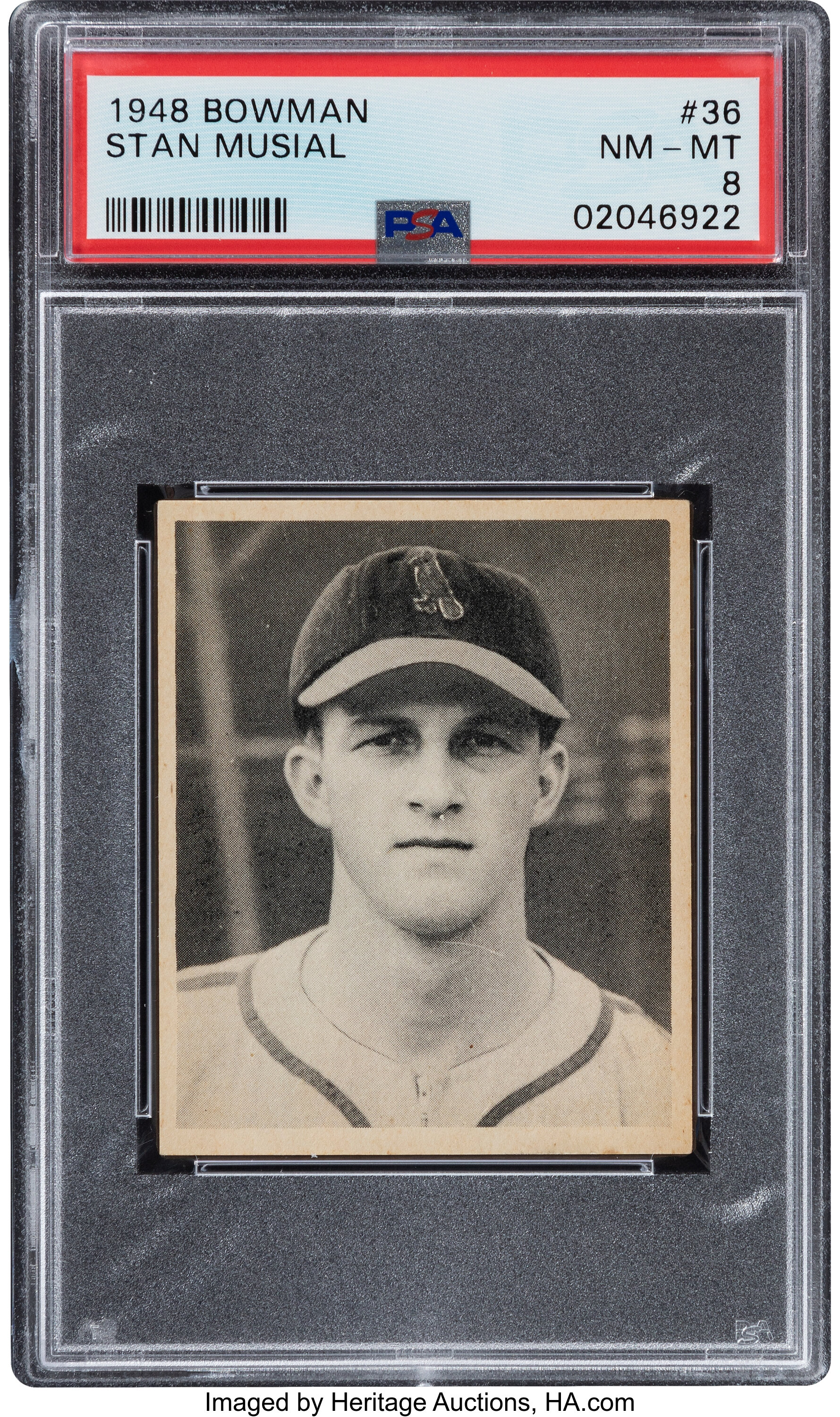 Sold at Auction: 1948 Bowman #36 Stan Musial Rookie.