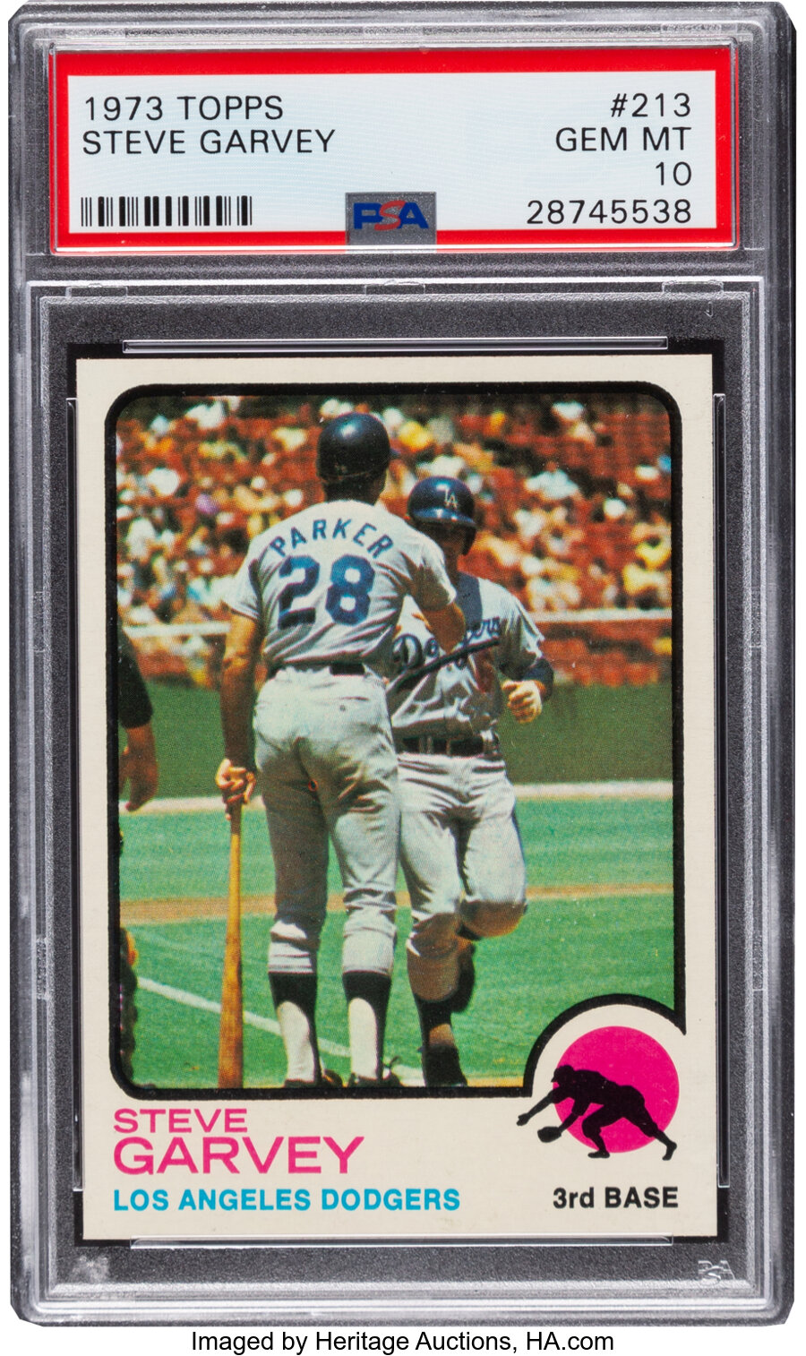 1973 Topps Steve Garvey #213 PSA Gem Mint 10