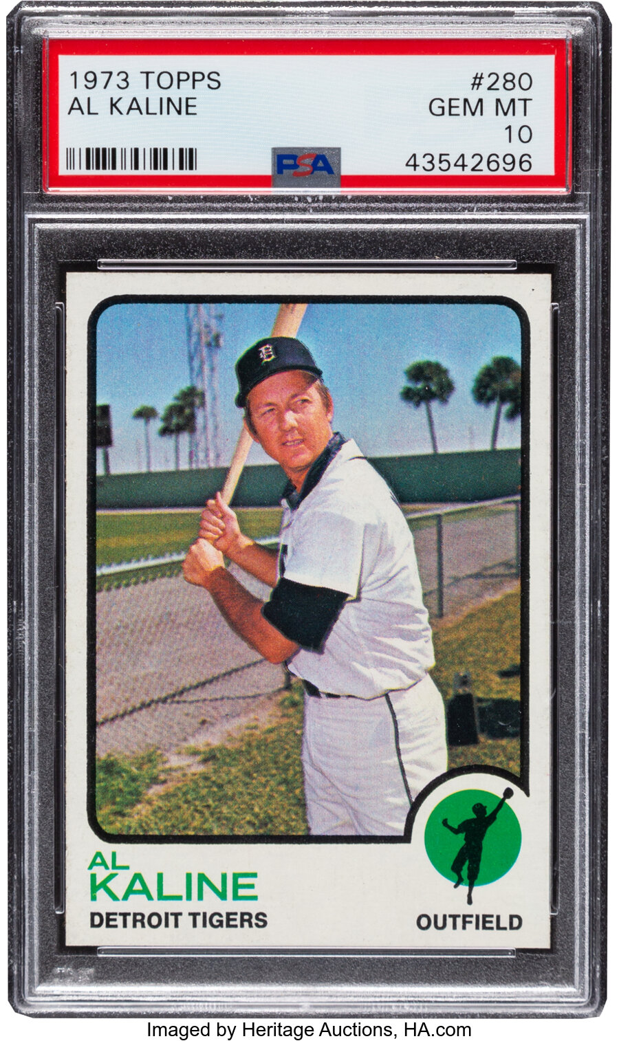 1973 Topps Al Kaline #280 PSA Gem Mint 10