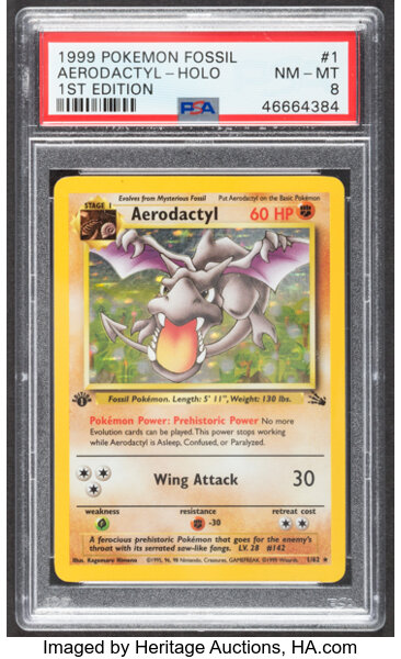 Aerodactyl Fossil Pokémon Card