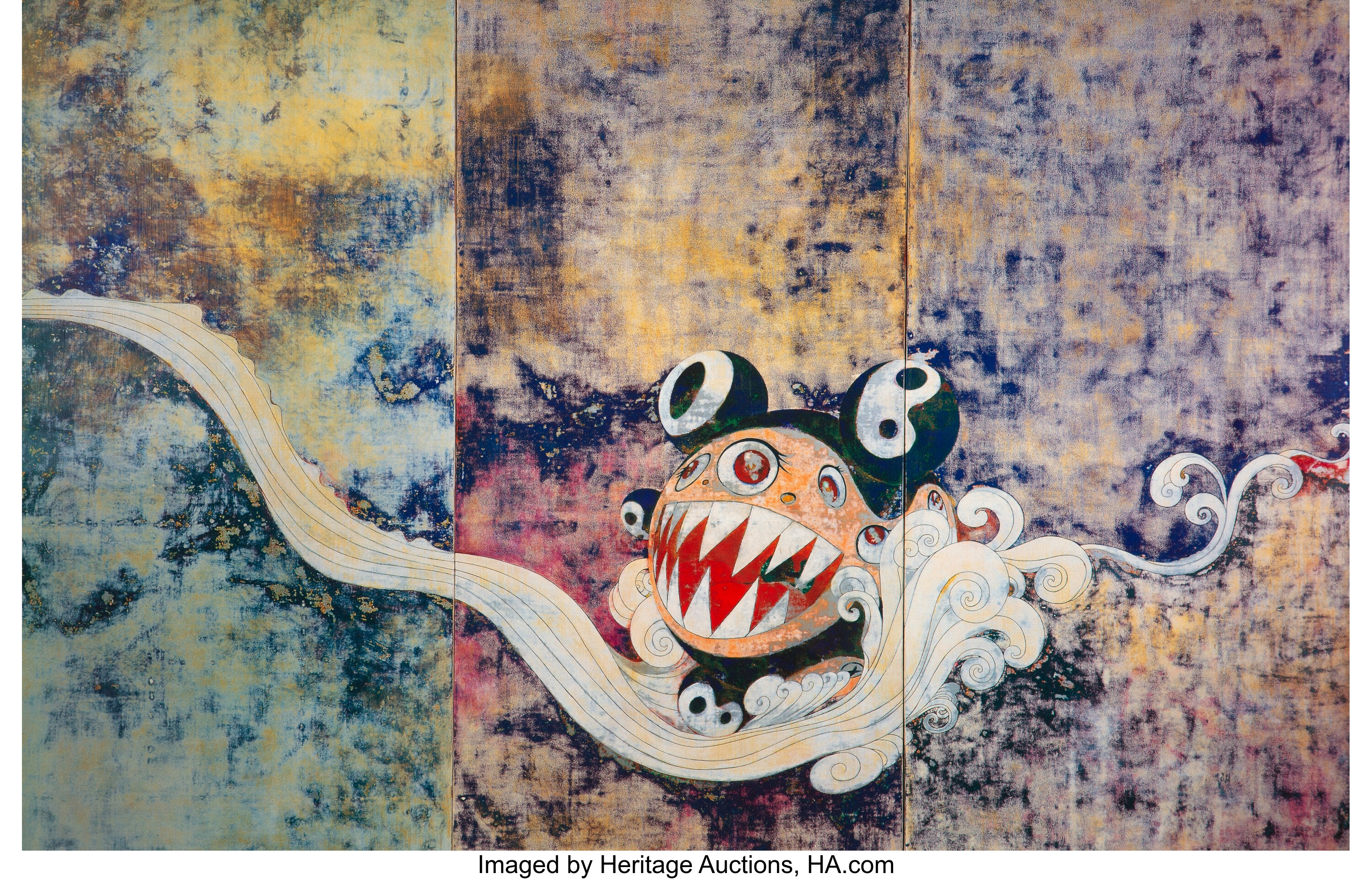 Takashi Murakami, Monogramouflage Trellis (2008)