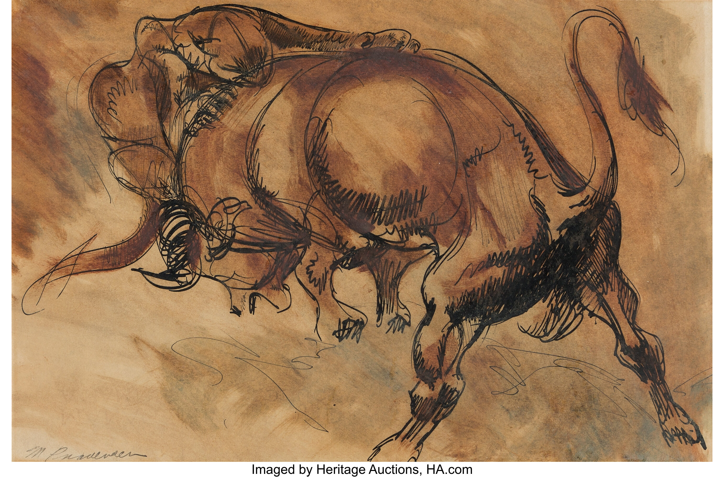 ferdinand the bull art