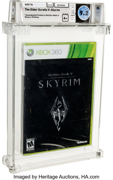 Video Games:Other, The Elder Scrolls V: Skyrim - Wata 9.2 A+ Sealed [Microsoft
Security], Xbox360 Bethesda 2011 USA....