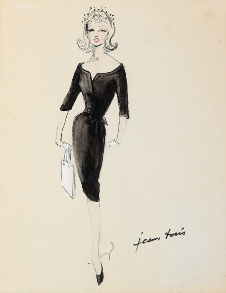 Sketch by costume designer Jean Louis for Marilyn Monroe's 'Happy