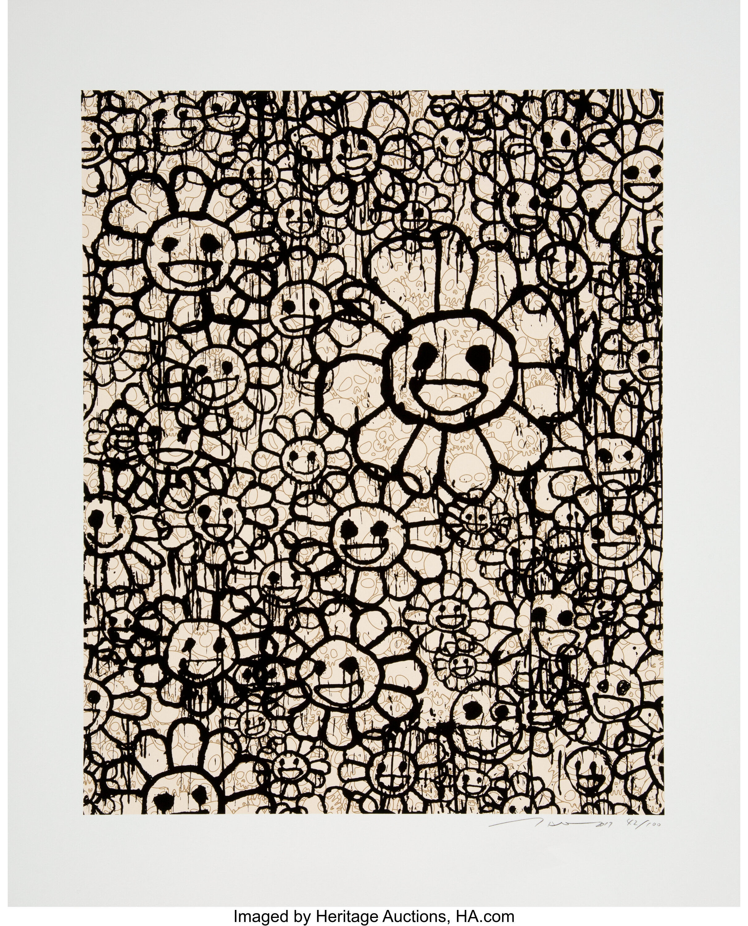 Takashi Murakami X Louis Vuitton, Monogramouflage Trellis (2008)