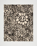 Takashi Murakami, Flowers Black (2017)