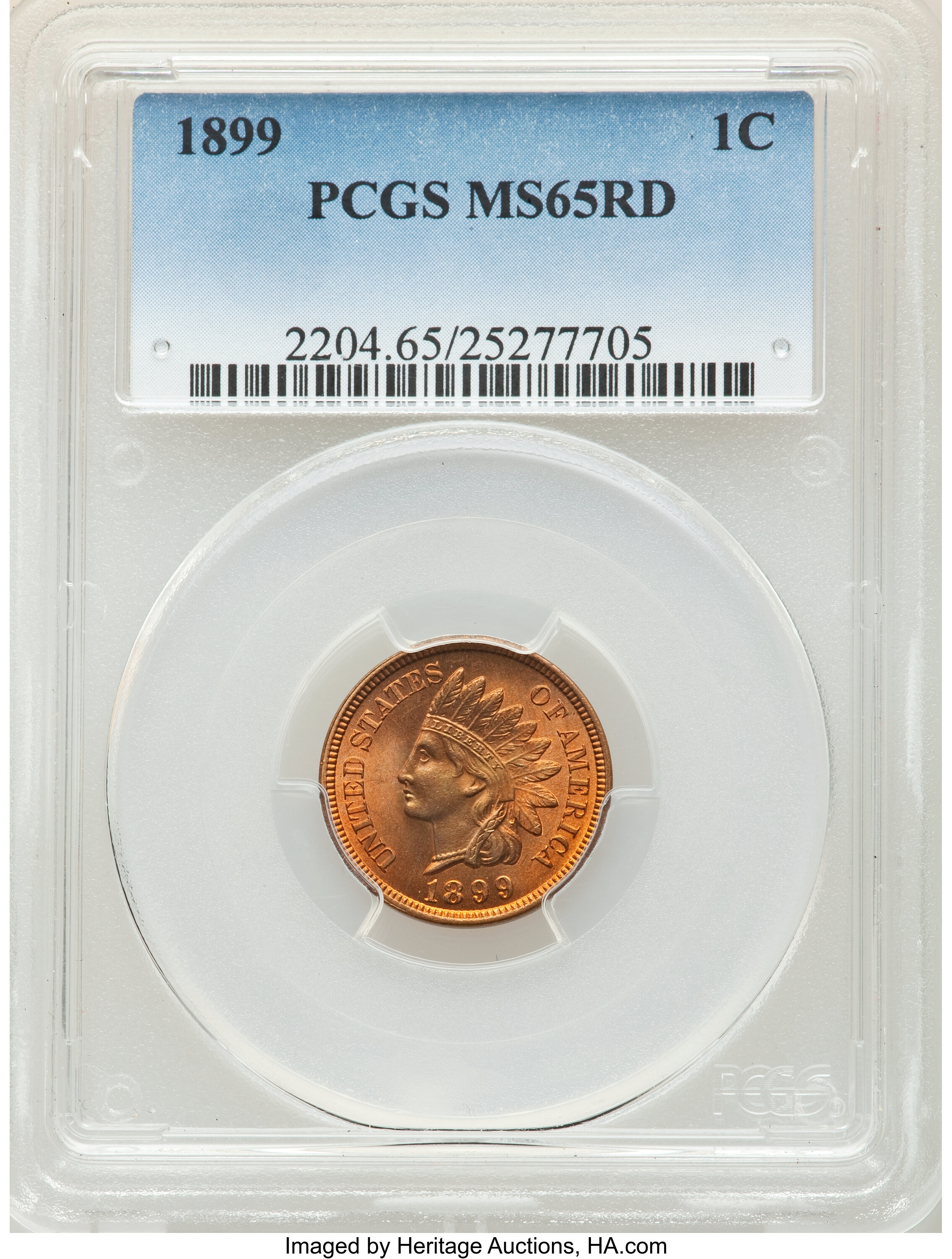 1899 1c Ms65 Red Pcgs. Pcgs Population: (243 164). Ngc Census: 