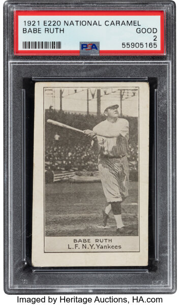 Heritage Hits Home Run With Babe Ruth Card - Antiques And The Arts