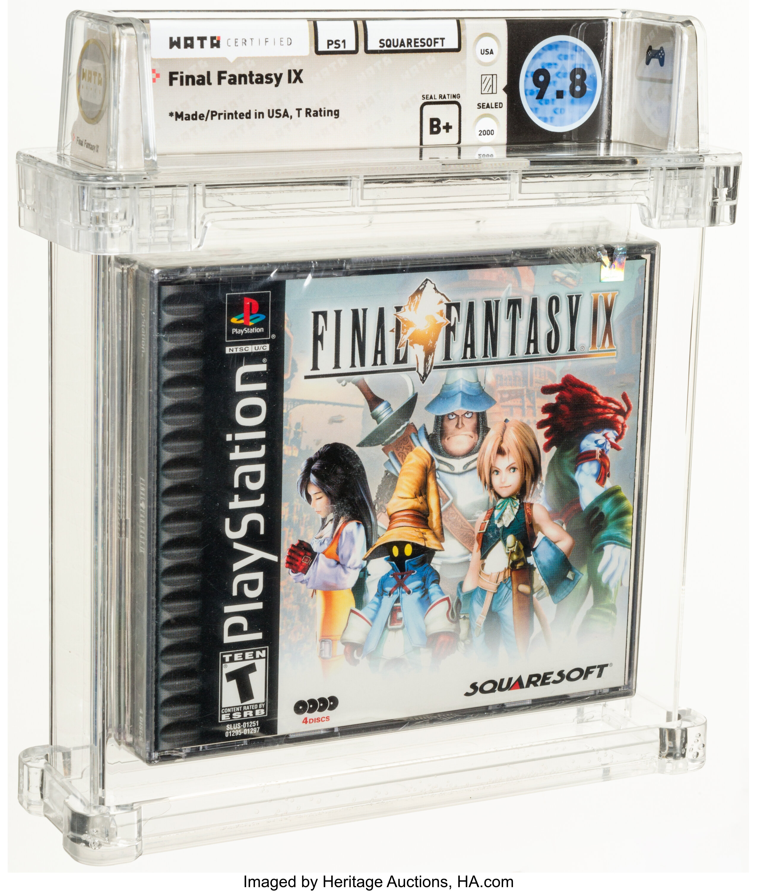 Final Fantasy IX - Wata 9.8 B+ Sealed [Sony Security Label], PS1