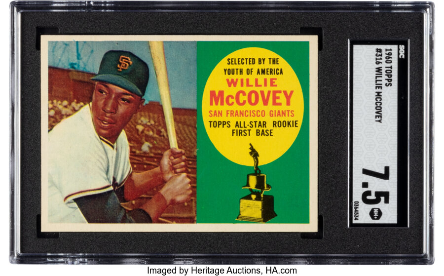 1960 Topps Willie McCovey #316 SGC NM+ 7.5