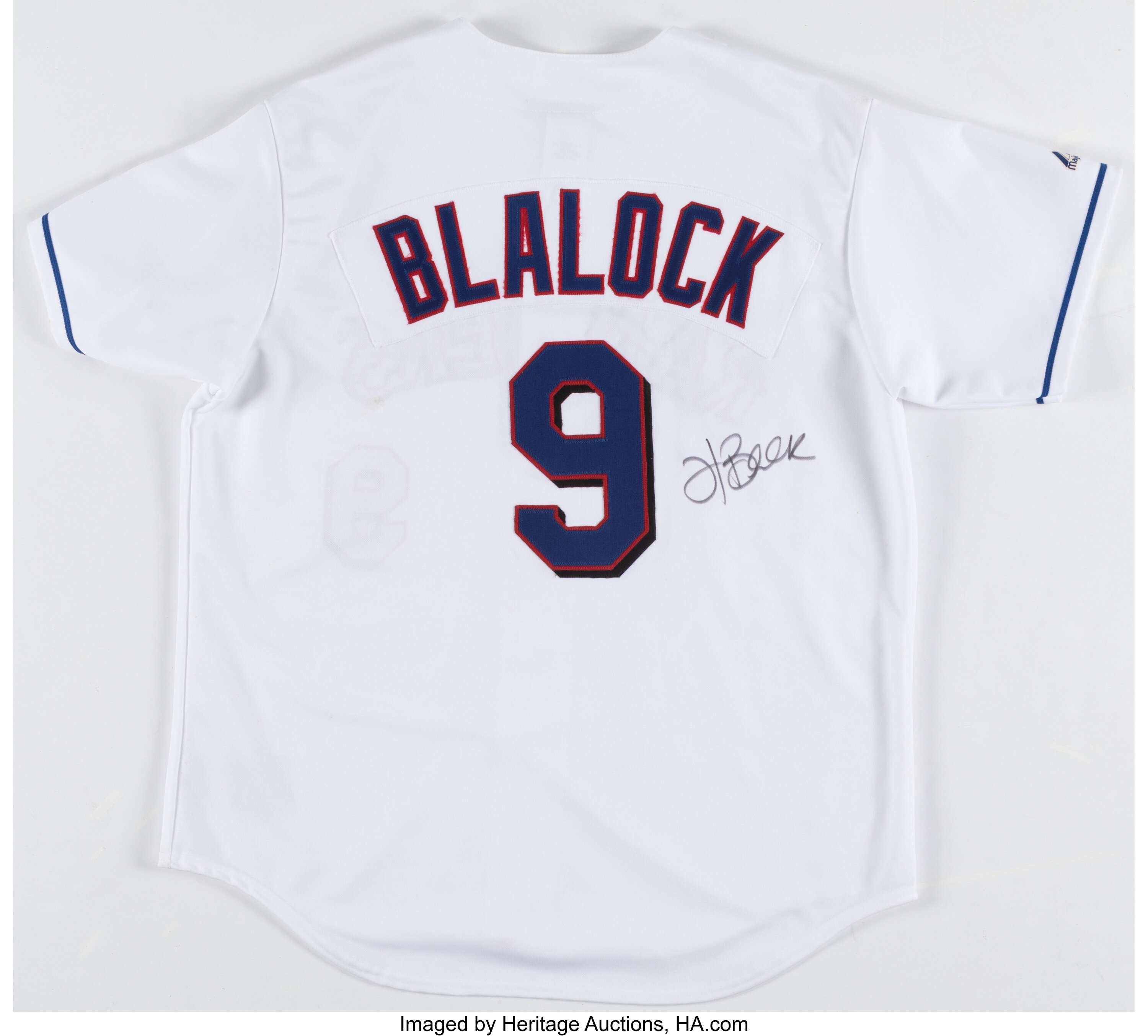 2002 Hank Blalock Game Worn Jersey