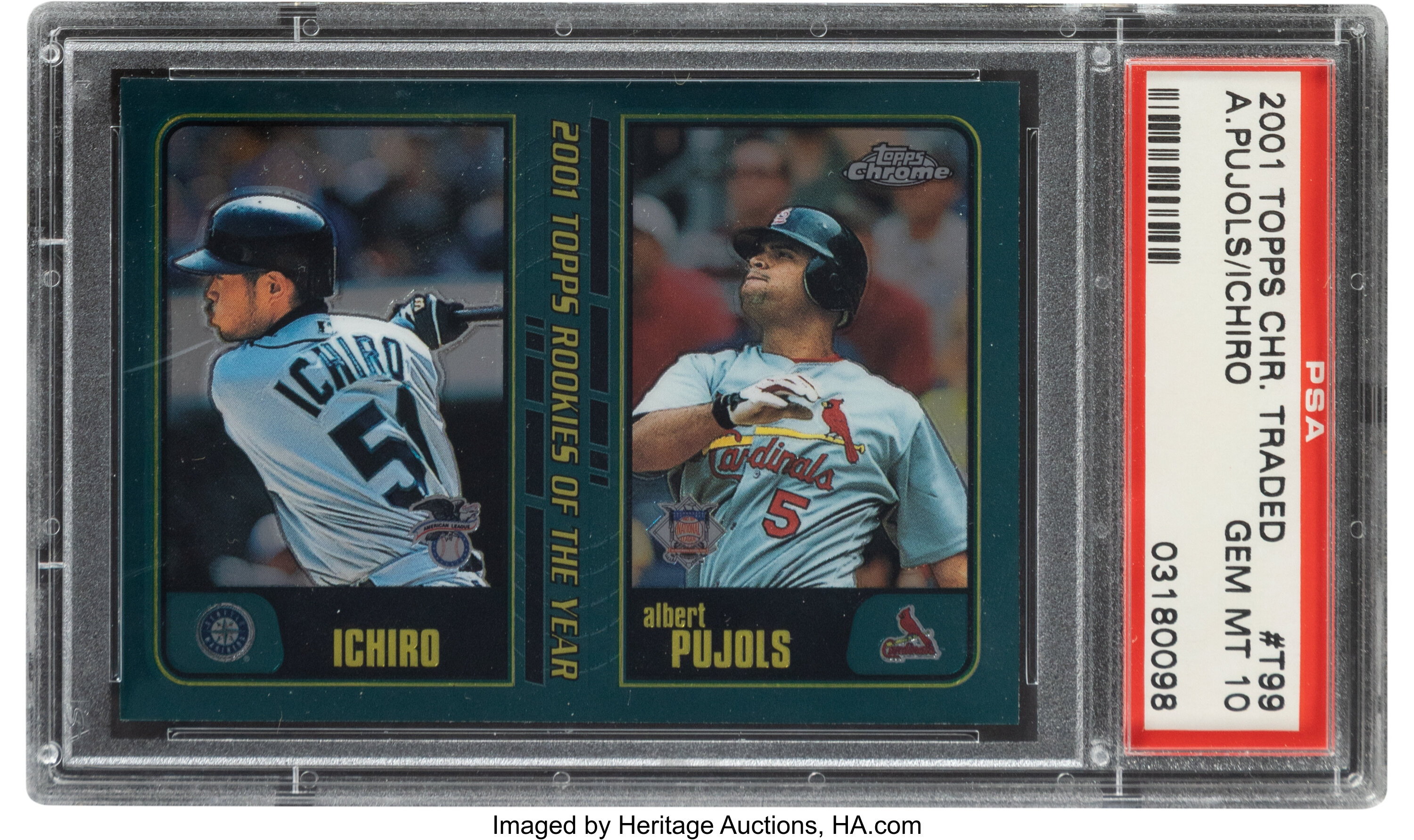  2001 Topps Traded Baseball #T99 Ichiro Suzuki/Albert
