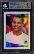 Stephen Curry 2009-10 Topps Chrome Rookie Card 152/999 #101 PSA 9 Mint