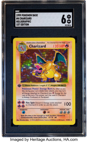 1999 Pokemon Charizard (First Edition Base Set-Holographic
