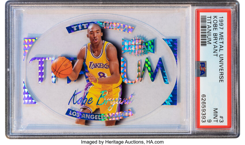 1997 Metal Universe Kobe Bryant (Titanium) #3 PSA Mint 9.... | Lot ...