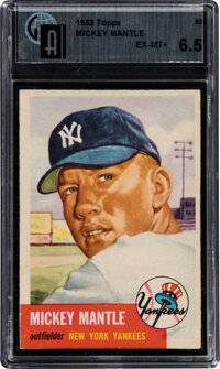 1966 Topps #50 Mickey Mantle New York Yankees Baseball Card Sgc 3 Vg