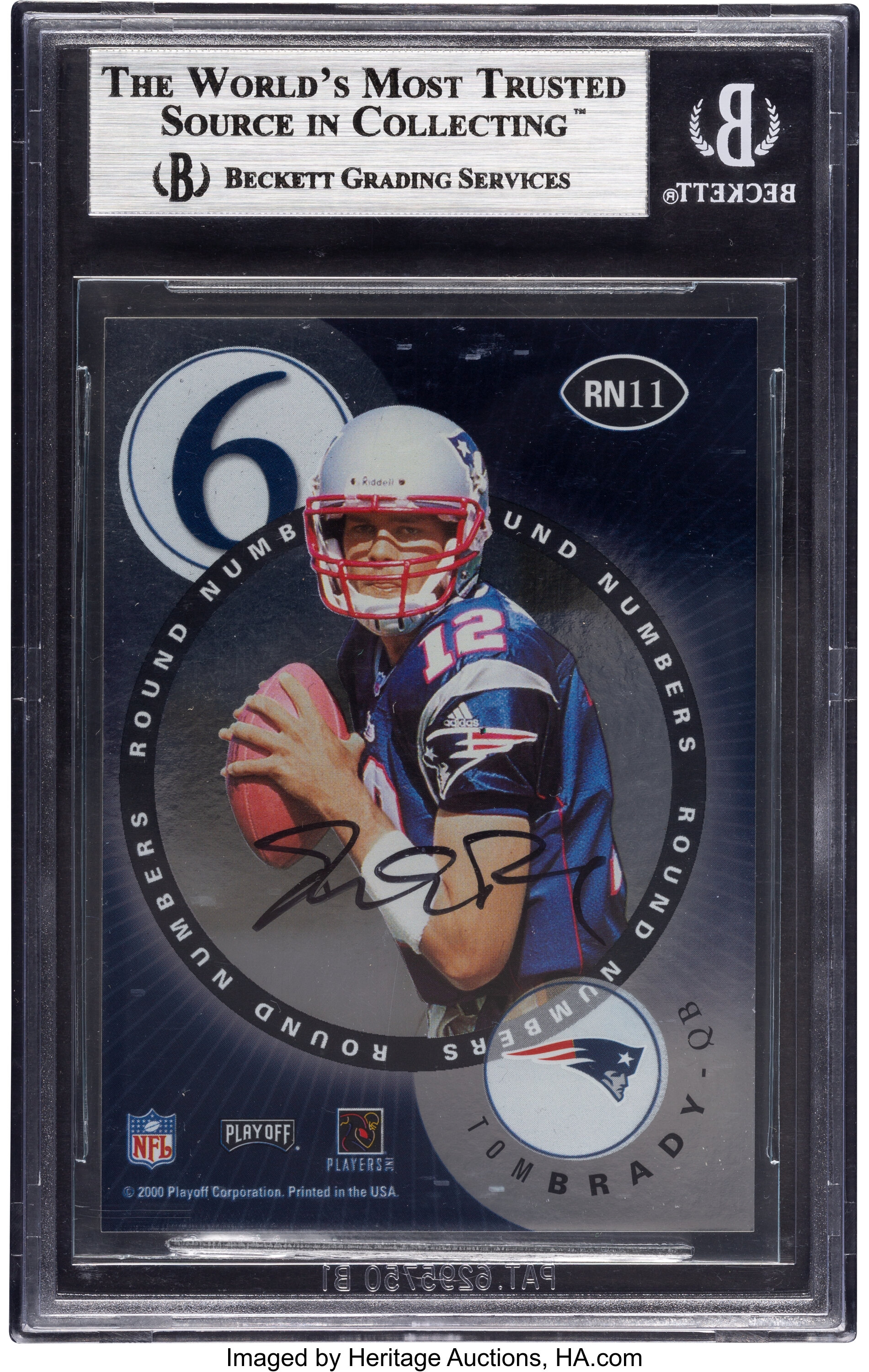 Lot Detail - 2000 Playoff Contenders #144 Tom Brady Signed Rookie Card -  BGS MINT 9/BGS 10