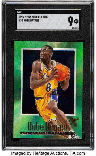 1996 Skybox E-X2000 Kobe Bryant #30 SGC Mint 9.... Basketball